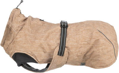 Trixie hondenjas - waterafstotend fleece, zandkleur - 40 cm ruglengte