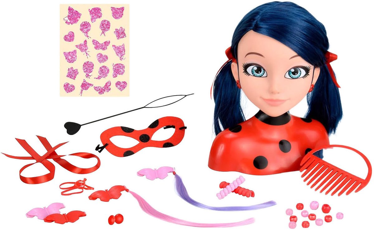 Bandai miraculous ladybug deluxe kappershoofd