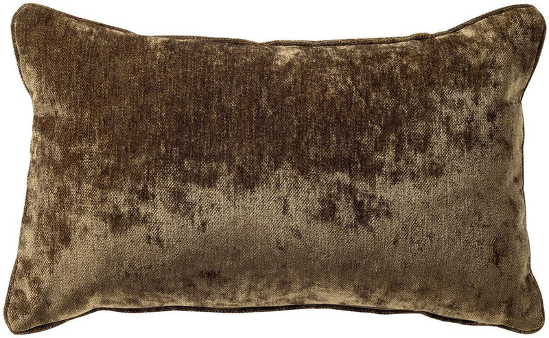 Dutch decor lewy - sierkussen 30x50 cm - glansvelours - military olive - groen - inclusief binnenkussen - luxe kussens voor woonkamer bank