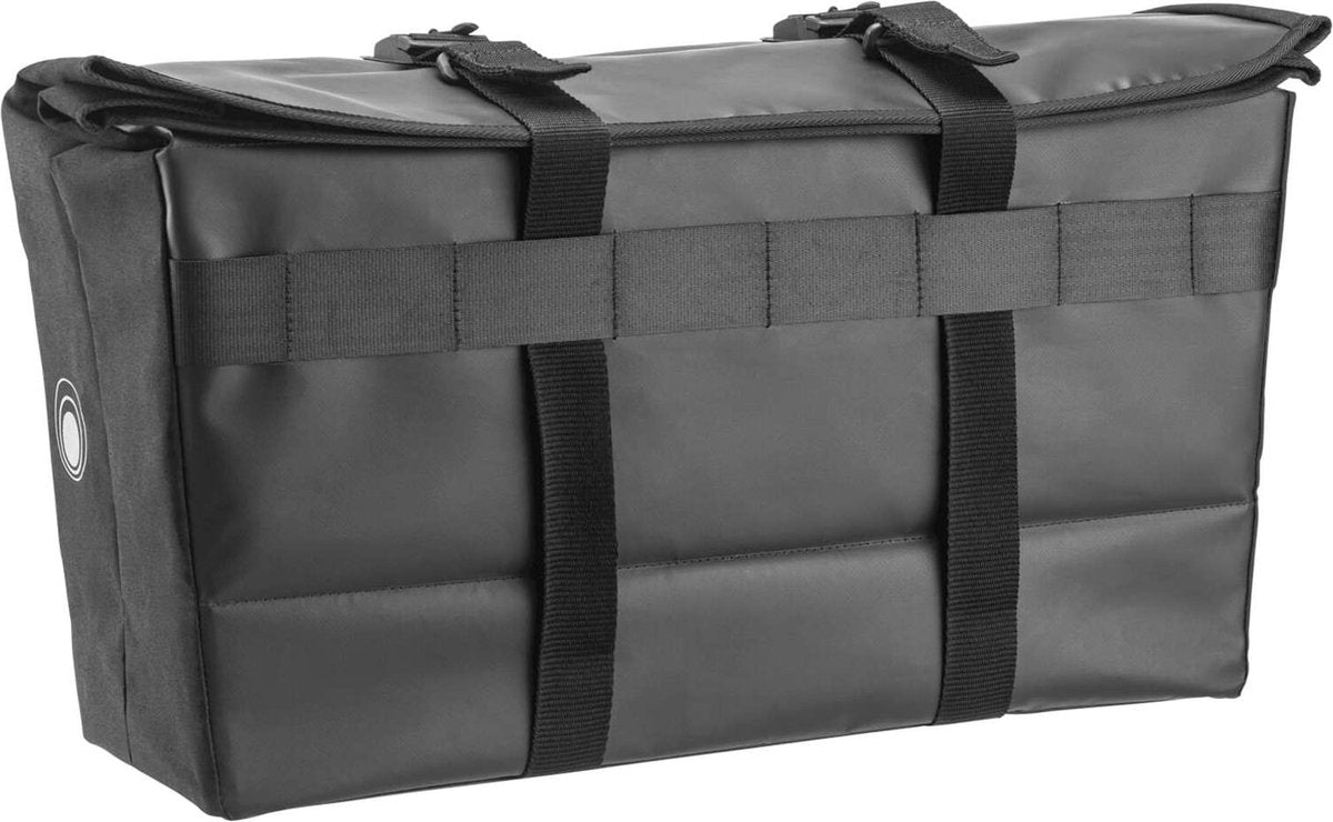 Clarijs - longtail fietstassen set - 58l - zwart - 4 stuks