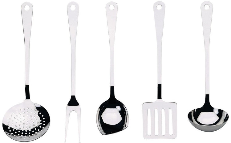 Alessi kookgerei - ajm19s5 l - 5 stuks - door jasper morrison