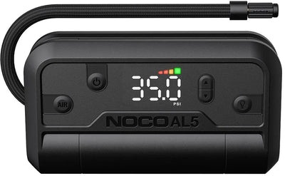 Noco al 5 draagbare luchtcompressor - geïntegreerde usb-c-poort - powerbank - maximale druk: 8,96 bar