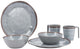 Bo-camp servies - halo - 6-delig - melamine - grijs