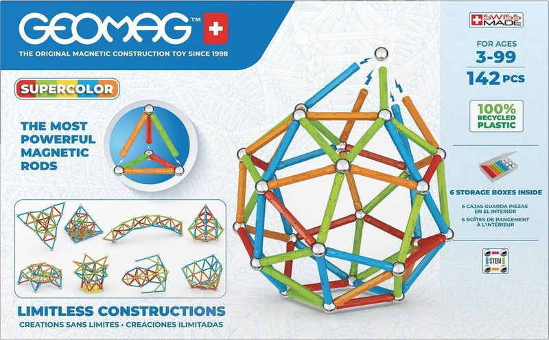 Geomag super color recycled, 142dlg.
