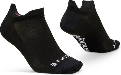 Gripgrab - classic no show zomer fietssokken 1 paar enkelsokken coolmax sport sokken - zwart - unisex - maat l (44-47)