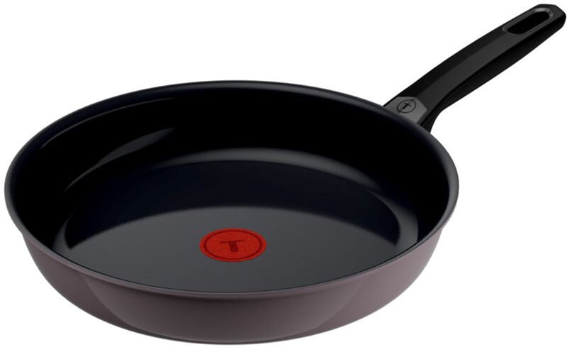 Tefal ceramic control grey - koekenpan - 28 cm - keramisch - inductie - pfas vrij - geschikt voor gebruik met metalen spatels