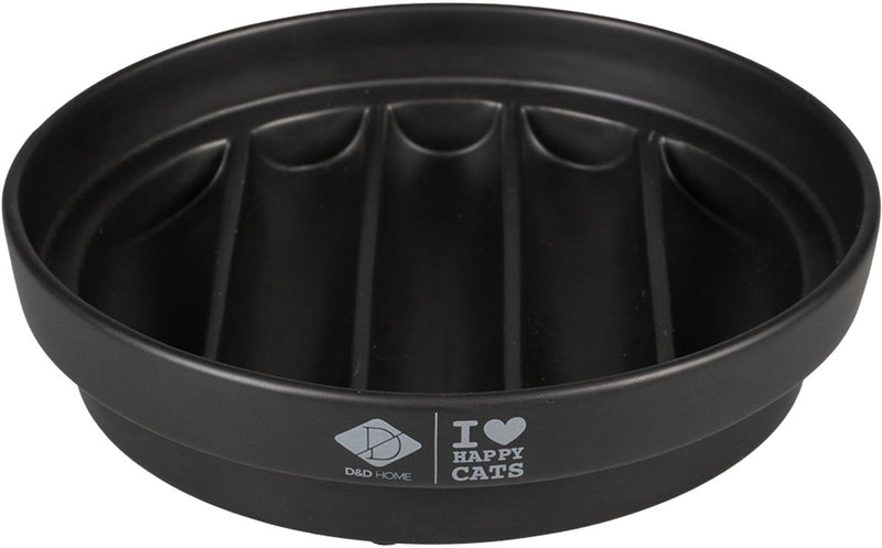 D d home voerbak - slow feeder sue - zwart