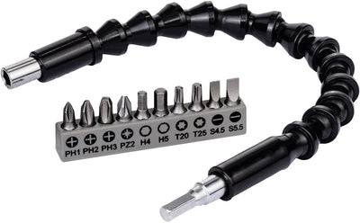 Bosch accessories 2608522377 bitset 11-delig plat, kruiskop pozidriv, kruiskop phillips, binnen-zesrond (tx), inbus
