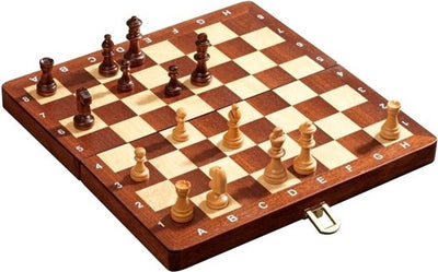 Philos schaak cassette de luxe, magnetisch - reisformaat - veldmaat 30mm - koning 48mm