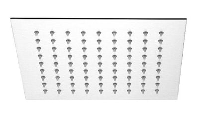 Schütte strasbourg hoofddouche - douchekop vierkant - super flat - 20x20 cm - 1 2 -aansluiting - roestvrij staal