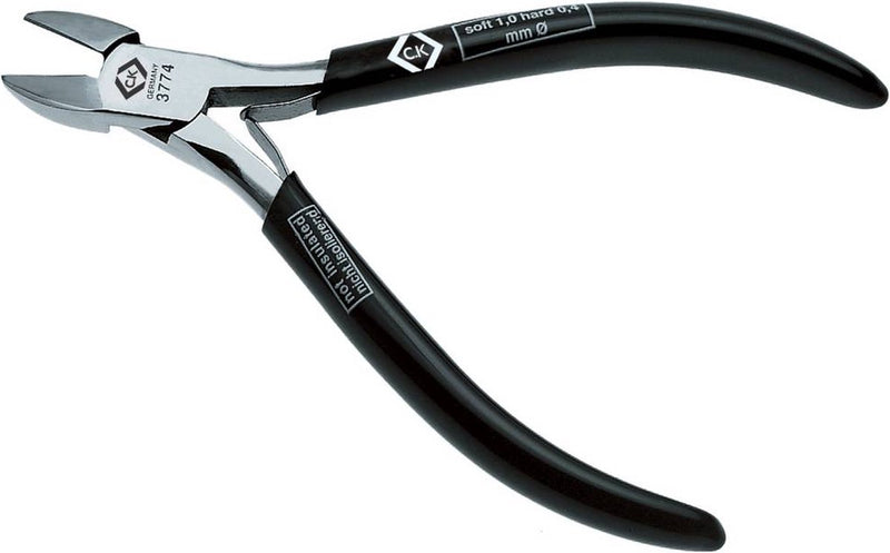 C.k t3774 elektronica en fijnmechanica zijkniptang met facet 120 mm