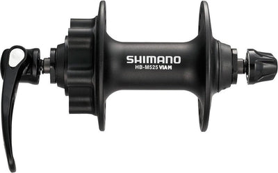 Shimano voornaaf fh-m525 - 36 gaats 6 bouts remschijfbevestiging - zwart