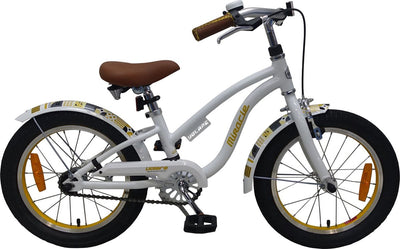 Volare Miracle Cruiser Kinderfiets - Meisjes - 16 inch - Wit - Prime Collection