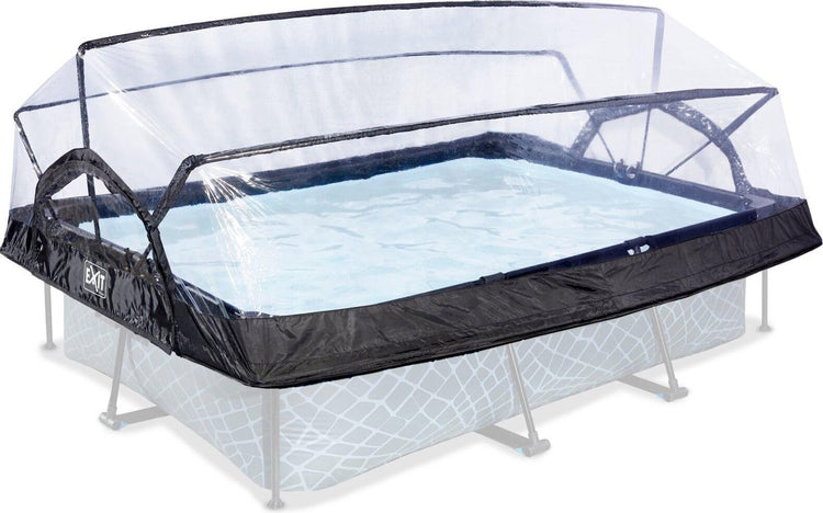 Exit toys exit zwembad overkapping 220x150cm - zwembad dome - universeel - zwembad accessoire - weerbestendig