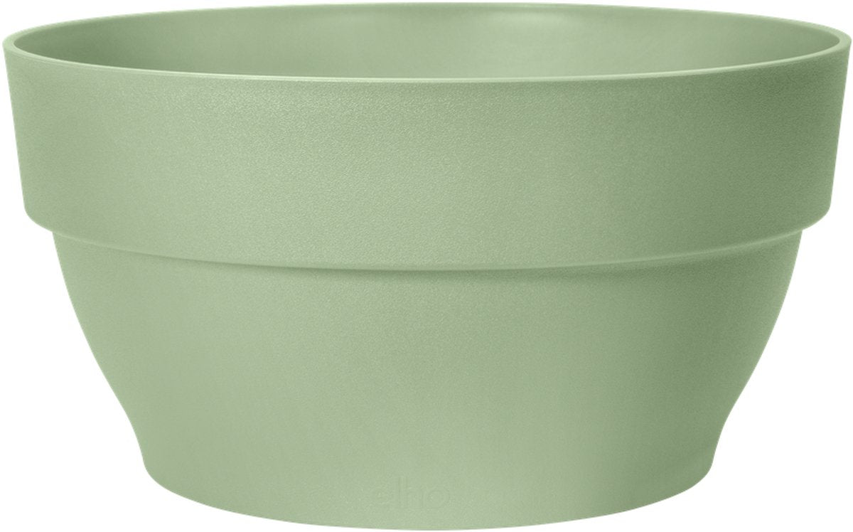 Elho vibia campana schaal 34 - plantenschaal voor buiten - 100% gerecycled plastic - ø 33.9 x h 17.4 cm - pistachegroen
