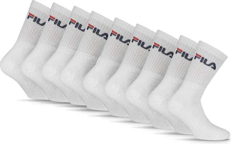 Fila tennis- sportsokken - maat 43 46 - 9 pack - wit