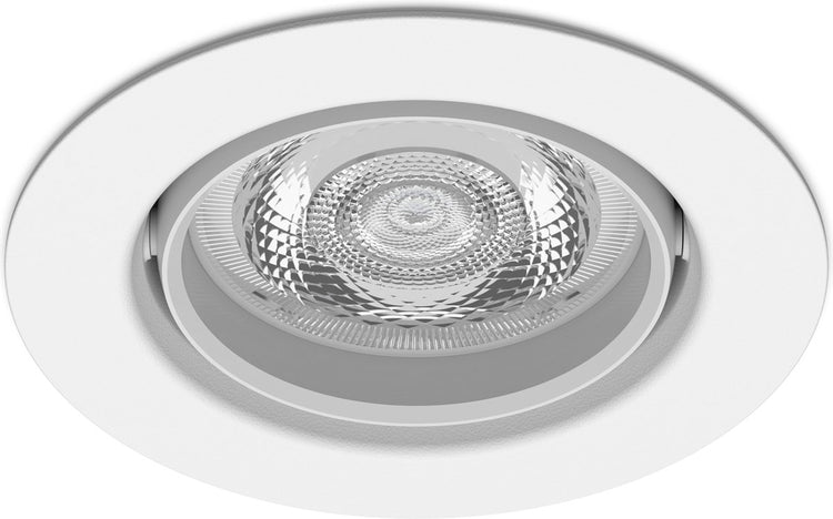 Philips led philips impala inbouwspot - 1-lichts - wit - rond