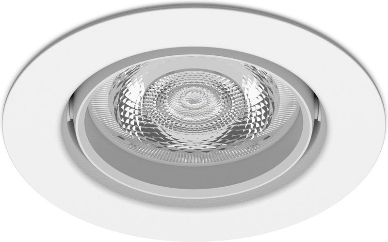 Philips led philips impala inbouwspot - 1-lichts - wit - rond