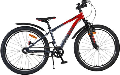 Volare xc race kinderfiets - 24 inch - rood grijs - shimano nexus 3