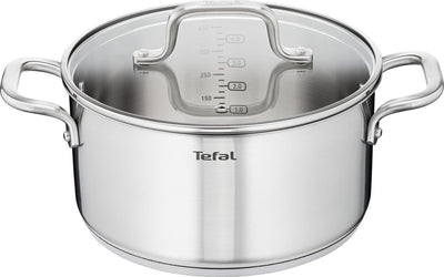 Tefal virtuoso kookpan rvs 24cm geschikt voor alle warmtebronnen inclusief inductie