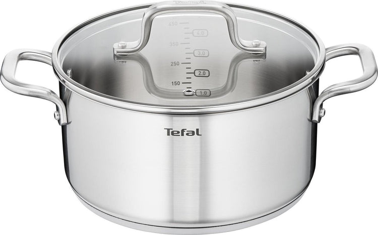 Tefal virtuoso - kookpan - ø 24 cm - inductie - rvs - duurzaam