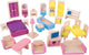 Bigjigs poppenhuis meubeltjes - - hout - meubels poppen - 26-delig