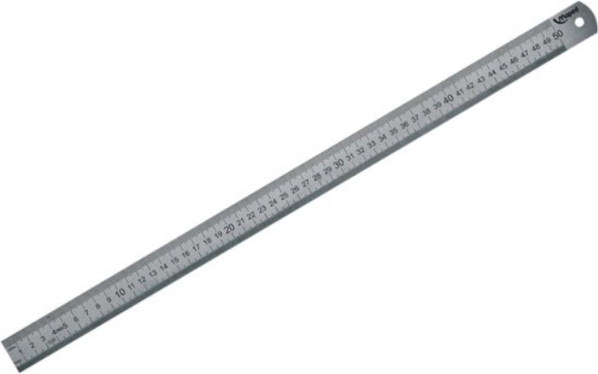 Maped office stalen 50 cm liniaal met gegraveerde maatverdeling