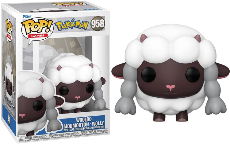 Funko pop games: pokemon - wooloo - pop #958