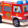 Bigjigs stapelblokken - brandweerauto