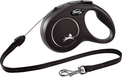 Flexi rollijn classic cord zwart