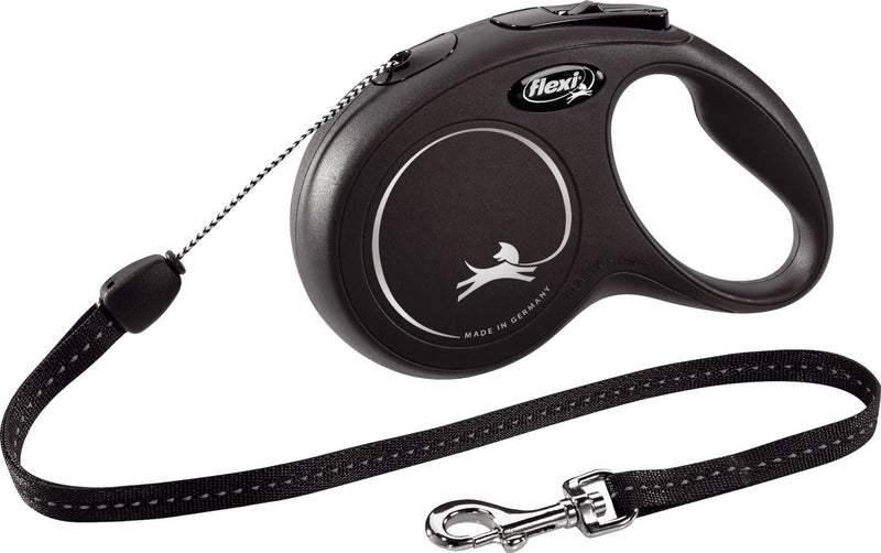 Flexi rollijn classic cord zwart