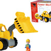 Big power worker wiellader + figuur - zandbak - speelgoedvoertuig