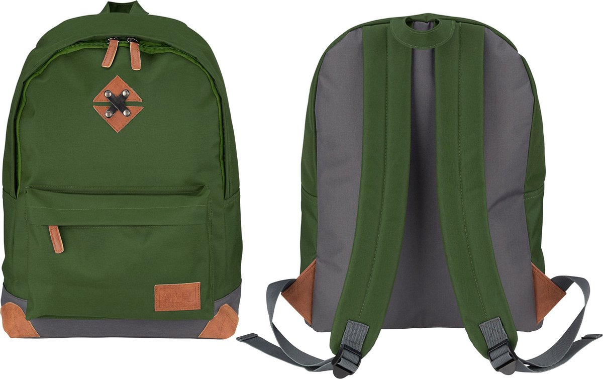 Abbey camp rugzak - 20 liter - classic - legergroen grijs