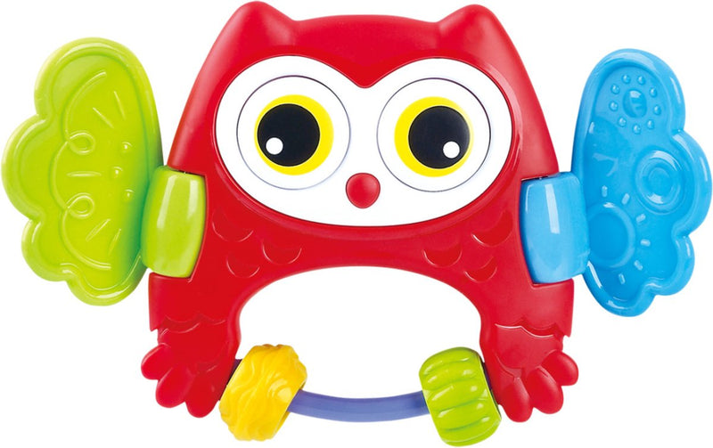 Playgo peekaboo uil rammelaar rood