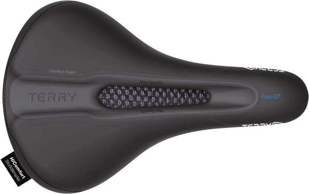 Terry zadel Fisio GT heren zwart