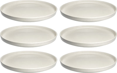 Leonardo roma bord 22cm creme - set 6