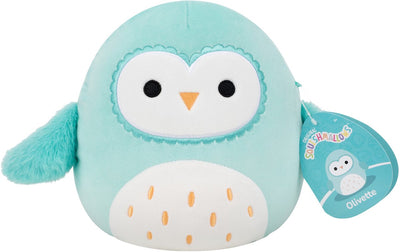 Squishmallows knuffel pluche - olivette the barn owl - 19cm