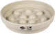 D d home - sue - slow feeder - voerbak kat - met bolletjes - 20x20x4,5cm wit