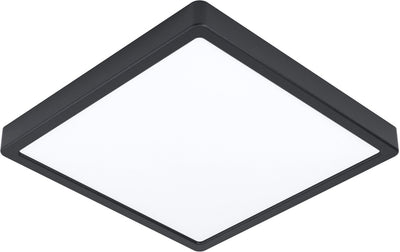 Eglo fueva 5 opbouwlamp - led - 28,5 cm - zwart - badkamer