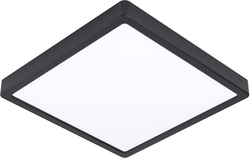Eglo fueva 5 opbouwlamp - led - 28,5 cm - zwart - badkamer
