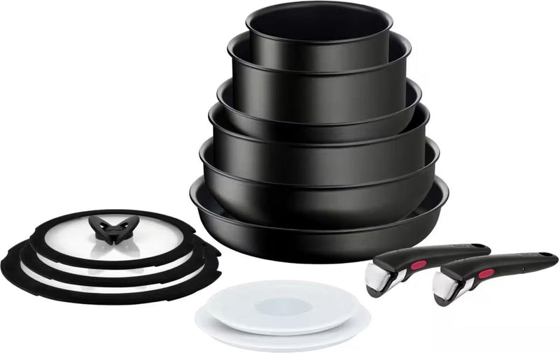 Tefal ingenio unlimited - pannenset - 13-delig - inductie - stapelbaar - afneembare handgreep - ruimtebesparend