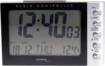 Technoline radio gestuurde wekker - datum - temperatuur - wt 188