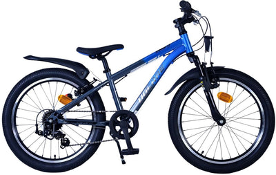 Volare xc race kinderfiets - 20 inch - blauw grijs - 7 versnellingen
