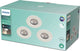 Philips led philips dive badkamerinbouwspot - 3-lichts - wit