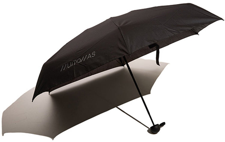 Muitomas paraplu compact - lichtgwicht – telescopische steel - antisliphandgreep - koord en hoes -zwart