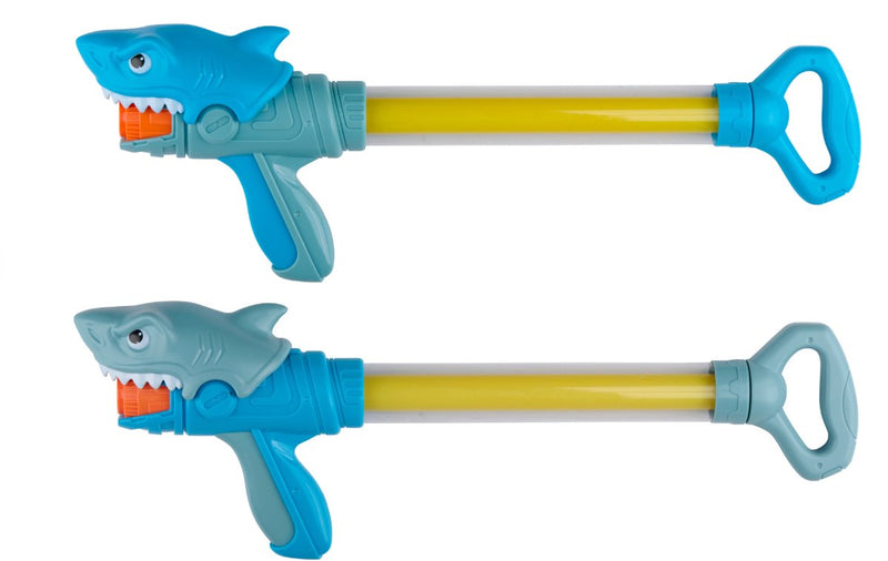 Eddy toys waterpistool haai 200ml - bereik ca. 12 meter - buitenspeelgoed zomer - assorti