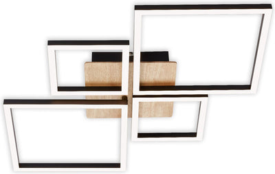 Briloner frame - led plafonniére - plafondlamp dimbaar - draaibaar - memory functie - 48w