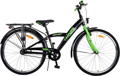 Volare Thombike Kinderfiets - Jongens - 26 inch - Zwart Groen - 3 versnellingen