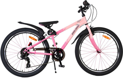 Volare mystic kinderfiets - 24 inch - roze - 7 speed