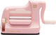 Vaessen creative cut easy mini - stans- en embossingmachine - roze - 7,5 cm – incl. snijmallen en embossing folder
